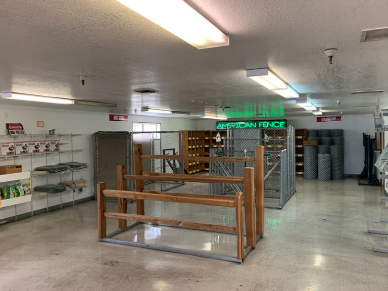 American Fence inside showroom 768x576