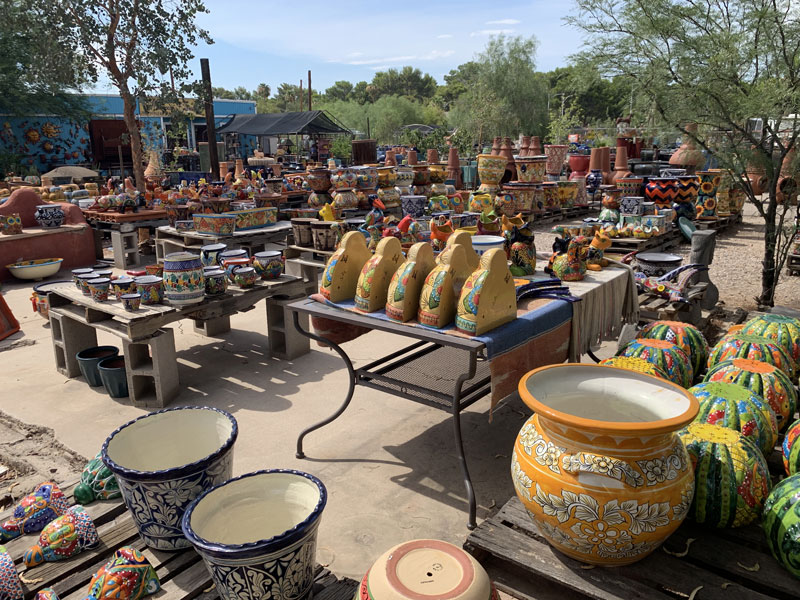 mexican pottery yard