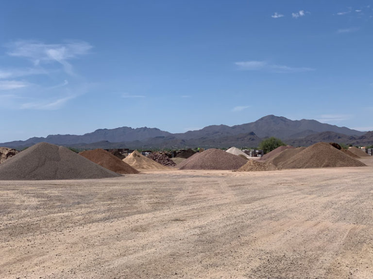 Pioneer piles of aggregate 768x576