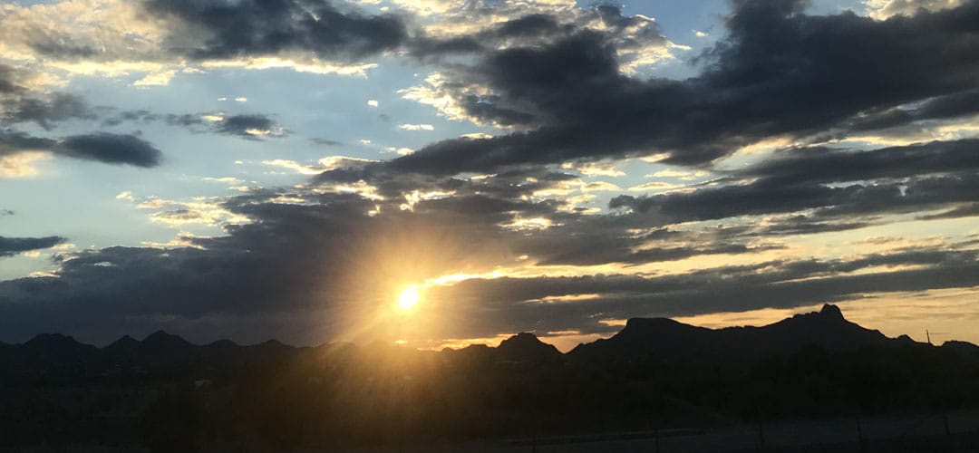 A September sunset in Tucson